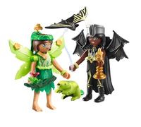 Playmobil 71350 Adventures of Ayuma - Forest Fairy & Bat Fairy with Soul Animals, mystical forest, moon and soul fairies, fun imaginative role-play, playsets suitable for children ages 7+
