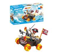 Playmobil | Fun Stars | Racing Pirate Boat | Toy from 4 years | Gift for children | Toy car | With pull-back motor & shooting function | 71717