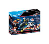 Playmobil Galaxy Police Motorcycle and Space Policeman 70020 with Beacon