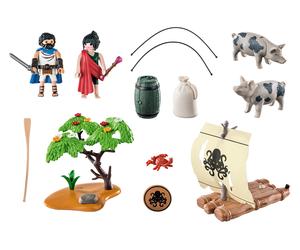 Playmobil History Set 70468 Ulysses and Circe Odysseus Greek Mythology - NO BOX