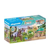 Playmobil Horses of Waterfall Three Horses with Saddles