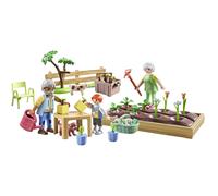 Playmobil Idyllic Vegetable Garden With Grandparents Construction Game Multicolor