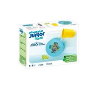 PLAYMOBIL Junior 71688 Water Wheel with Baby Shark, Bath Toy, From 12 Months