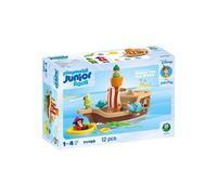 PLAYMOBIL Junior 71769 Peter Pan and Pirate Ship, Disney, 12 pieces, From 12 months