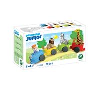Playmobil | JUNIOR | Animal Train | Colourful Train with Animals, 4 Trailers & Driver’s Cab | For Children Aged 1+ | 72084