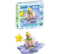 Playmobil JUNIOR Aqua & Disney | Tinkerbells Magic Fairy Swimming Flower | Sustainable Water Toy from 1 Year | Gift for Toddlers | Promotes Creativity & Role Play | 71772