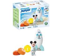 Playmobil JUNIOR & Disney | Mickey Mouse Rocket & Space Adventure | Sustainable toy from 1 year | Gift for toddlers | Encourages imagination & first learning | 71771