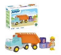 Playmobil JUNIOR: Dump Truck - 71685 Playset | Size: 1 Pack PLAYMOBIL Multicolor 1 Pack