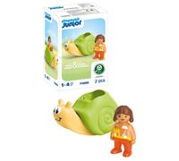 Playmobil JUNIOR: Rocking Snail with Rattle Feature - 71699 Playset | Size: 1 Pack PLAYMOBIL Multicolor 1 Pack