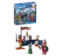 Playmobil | Knights | Dragon Knight Training | Training ground with cannon, targets, straw dummy and weapons | For children aged 4 and up | 72213