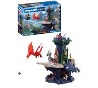 Playmobil | Knights | Dragon Knights Tower | Tower with Dragon, Drawbridge & Dragon’s Head Cave | Knights Castle Toy for Children Aged 4+ | 72113