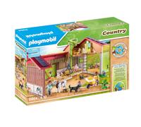 Playmobil Large Farm - Solar-Powered Farm Set with Crane and Animals