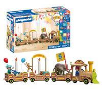 Playmobil | Life | Birthday Train | Festive Train with Animals, Candles, Number Stickers & Accessories | For Children Aged 4+ | 72184