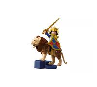 Playmobil | Knights | Lion with Golden Knight | Battle set with armored lion, golden knight and weapons | For children aged 4 and up | 72212