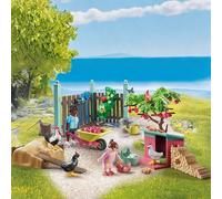 Playmobil Little Chicken Farm In The Tiny House Garden