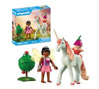 Playmobil | Magic Unicorns | Unicornio arcoíris con hada | Con accesorios intercambiables y detalles mágicos | Regalo perfecto para niños a partir de 4 años | 71840