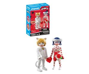 Playmobil | Miraculous | Ladybugs & Cat Noir's Wedding | Toy from 4 years | Gift for children | Encourages creativity & role play | Detailed set with figures & accessories | 71865