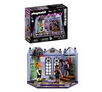 Playmobil | Monster High™ | Monster High Casketball Court | Sports Hall Playset with Draculaura, Clawd Wolf, Heath Burns & Basketball Action | For Fans Aged 5+ | 72144