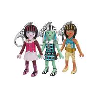 Playmobil | Monster High | Keychain Set | Stylish keychains featuring Frankie Stein, Clawdeen Wolf and Draculaura | For children aged 4 and up | 210528