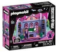 Playmobil | Monster High™ | Monster High Bloodgood’s Office | Office Playset with Headless Headmistress, Desk, Relics & Glow-in-the-Dark Spider Webs | For Fans Aged 5+ | 72143
