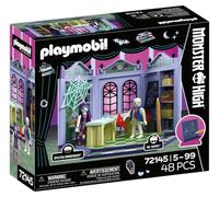 Playmobil | Monster High™ | Monster High Classroom | Classroom Playset with Mr. Mummy, Spectra Vondergeist, Blackboard & Glow-in-the-Dark Spider Web | For Fans Aged 5+ | 72145