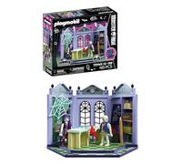 Playmobil | Monster High™ | Monster High Classroom | Classroom Playset with Mr. Mummy, Spectra Vondergeist, Blackboard & Glow-in-the-Dark Spider Web | For Fans Aged 5+ | 72145