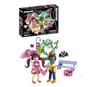 Playmobil Monster High Valentine's Day Date, Draculaura and Clawd with Park Bench and Accessories, Children's Toys from 5 Years, 72043