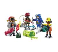 Playmobil 71468 My Figures: Fire Rescue, with personalised figures and detachable accessories, fun imaginative role-play, varied play sets suitable for children ages 5+