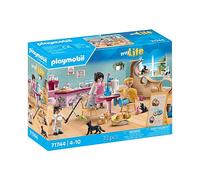 Playmobil My Life 71744 Cat Cafe Toy Playset for Children Ages 4 to 10
