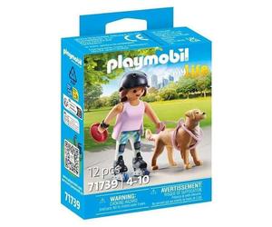 Playmobil My Life Set 71739 Skater Girl with Retriever Dog