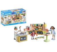 Playmobil 71538 myLife: Food Lounge, delicious meals and snacks at the restaurant, including fries, sushi, and much more, detailed play sets suitable for children ages 5+