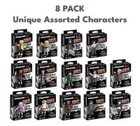 Playmobil Naruto Unique Assorted Characters Toys - 8 PACK