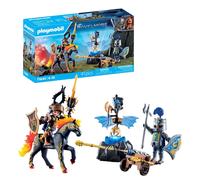 PLAYMOBIL Novelmore 71645 Bewachung der Rüstung, inklusive Zwei Rittern, einem P