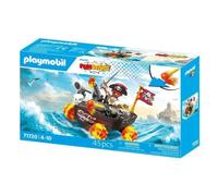 Playmobil | Fun Stars | Racing Pirate Boat | Toy from 4 years | Gift for children | Toy car | With pull-back motor & shooting function | 71720