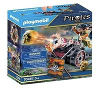 Playmobil 70415 Pirate with Skull Cannon, Educational Toy, Fun Imaginative Role-Play, Playset Suitable for Children Ages 4+ years