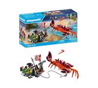 Playmobil 71532 Pirates: Battle with the Giant Crab, fantasy pirate world, fun imaginative role-play, playsets suitable for children ages 4+