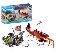 Playmobil 71532 Pirates: Battle with the Giant Crab, fantasy pirate world, fun imaginative role-play, playsets suitable for children ages 4+