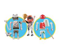 Playmobil Play Set 3 IN 1 Figure (Prehistoric, Formula 1, Moto GP, Painter)
