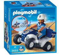 Playmobil Police Officer with Quad 3655 Friction Motor
