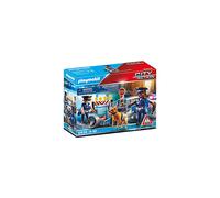 Playmobil Police Roadblock Playset Multicolor, Dimensions (LxWxH) cm: 7.5 x 3 x 4.5