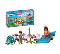 Playmobil | Princess | A Visit from Afar | 2 Princesses with Flying Carpet and Tea Party | Encourages Creativity | Princess Toy for Ages 4 and Up | 7