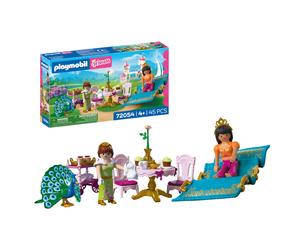 Playmobil | Princess | A Visit from Afar | 2 Princesses with Flying Carpet and Tea Party | Encourages Creativity | Princess Toy for Ages 4 and Up | 7