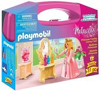 PLAYMOBIL Princess Vanity Carry Case - Toy Figures for Children (Multicoloured, 4 Year(s), Plastic, Girl, 31 Pieces, Closed Box)