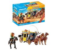 Playmobil - Promo Pack - Stagecoach Robbery - Toy from 4 years - Gift for children - Encourages creativity and role play - Adventurous play set with figures and horses - 71862
