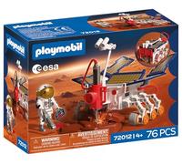 Playmobil Space ESA Mars Exploration Rover, Astronaut - Mobile Rover with Drill and Solar Panels, Space Toy Set for Children Ages 4 and Up, 72012