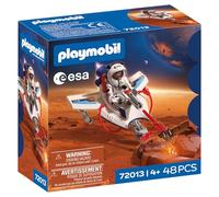 Playmobil Space ESA Space Glider, Astronaut - Flying Vehicle with Shooting Function and Grabber Arm, Space Exploration in the Children's Room, Toy Set, Fun for Children Ages 4plus, 72013