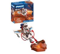 Playmobil Space ESA Space Glider, Astronaut - Flying Vehicle with Shooting Function and Grabber Arm, Space Exploration in the Children's Room, Toy Set, Fun for Children Ages 4plus, 72013