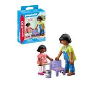 Playmobil Woman and Girl Painting