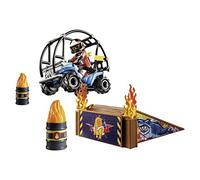 Playmobil Stunt Show 70820 Starter Pack - Quad with Fire Ramp, Toys for Children Ages 4+