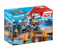 Playmobil Stunt Show 70820 Starter Pack - Quad with Fire Ramp, Toys for Children Ages 4+